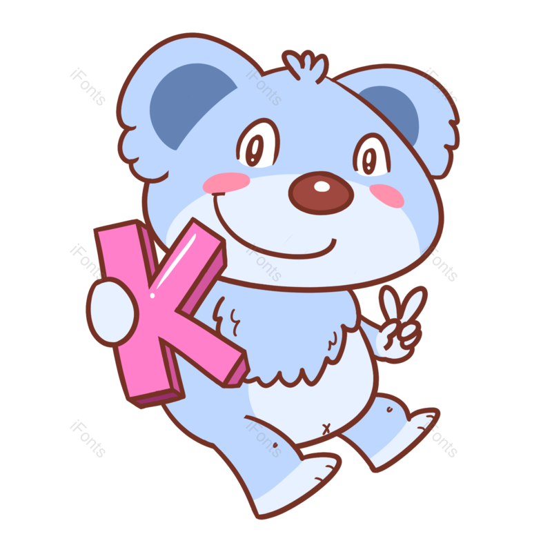 卡通图片,字母元素,PNG,免抠素材